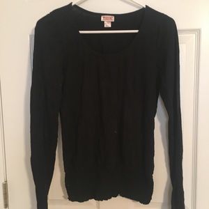 Black long sleeve shirt